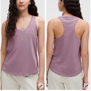 Lululemon Love Tank Top Lavender Racerback Stretch Pima Cotton Relaxed Fit-6